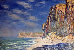 Art Oil painting Claude Monet - Cliff near Fecamp impressionism landscape canvas - Picture 1 of 1