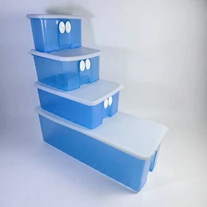 Tupperware FRIDGESMART Contenitori Porta Frutta Verdura Ventilati 8 Pezzi - Foto 1 di 5