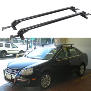 For VW Volkswagen Jetta Car Top Roof Rack Cross Bars 43.3" Luggage Cargo Carrier - Picture 1 of 12