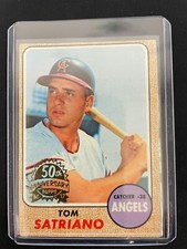 TOM SATRIANO 2017 TOPPS HERITAGE '68 50TH ANNIVERSARY BUYBACK CALIFORNIA *8807