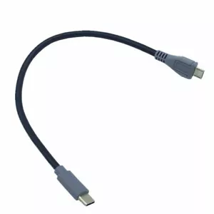 Micro 5Pin Maschio a Usb3.1 Tipo C Maschio Convertitore OTG Cavo Dati Cavo - Foto 1 di 12