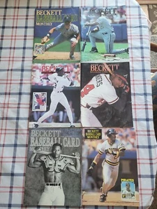 6 Beckett Baseball Magazines - Picture 1 of 7