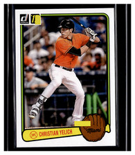 2017 Donruss Retro Variations 1983 #RV-19 Christian Yelich