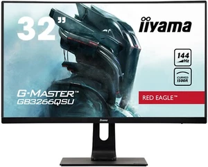 IIYAMA 31.5" WQHD 144Hz 1ms VA Gaming Curved Monitor 400 cd/m2 GB3266QSU-B1 - Picture 1 of 9