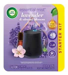 Air Wick Essential Mist Starter Kit - Lavender & Almond - 1 Diffuser & 1 Refill - Picture 1 of 1