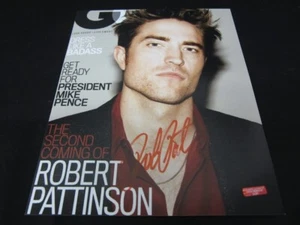 Foto autentica autografata Robert Pattinson 8x10 con COA - Foto 1 di 2
