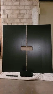 IKEA BEKANT Konferenztisch 18222 Schwarz (mit rundem Zusatztisch) - Bild 1 von 7