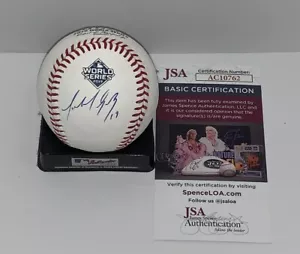 ANIBAL SANCHEZ SIGNED 2019 WORLD SERIES BASEBALL WASHINGTON NATIONALS JSA COA - Picture 1 of 1