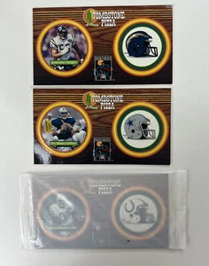 Juego de ""Gorra de leche"" Tombstone Pizza de la NFL mariscal de campo Club Pogs - 1996 - Imagen 1 de 2