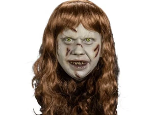 The Exorcist Deluxe Regan Plastic Mask Trick Or Treat Studios Halloween Costume - Picture 1 of 6