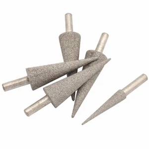 Kegellöten Diamantgrat Bit Schleifpunkt für Dremel Gravur Glas Werkzeug - Bild 1 von 5