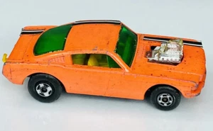 1970 Wildcat Dragster No. 8 Lesney Superfast w/ Black Base Mustang Fastback - Picture 1 of 5