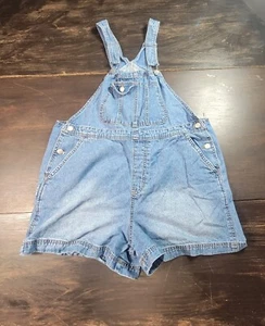No Boundaries Childrens Shortalls Overalls Denim Size XL (15-17) - Picture 1 of 12