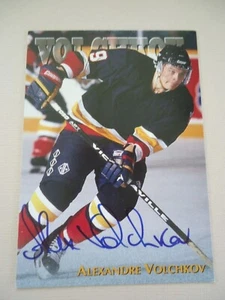 Alexander Volchkov - 1997 Scoreboard Certified Autographed Hockey card - Picture 1 of 2
