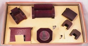 Nancy Forbes Doll Furniture Living Room Set #17 in OB Wood Rapaport Vintage - Picture 1 of 8