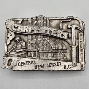 1983 Carpenters Belt Buckle Siskiyou Central New Jersey DC United Brotherhood - Picture 1 of 10