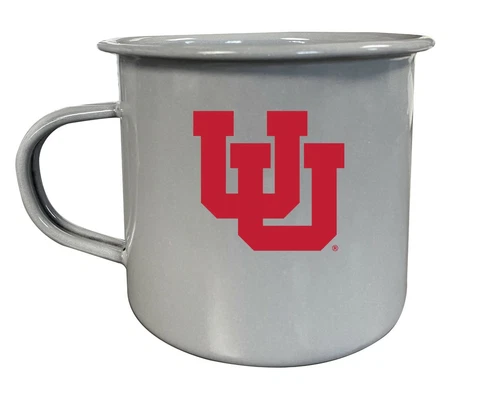 Utah Utes Enameled Tin Camper Coffee Mugs Cover