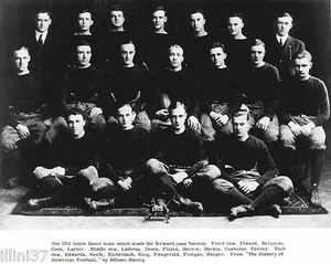 1913 NOTRE DAME IRISCHE KNUTE ROCKNE 8X10 TEAMFOTO - Bild 1 von 1