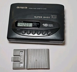 Aiwa TX337 Super Bass AM FM Cassette Tape Player Radio Walkman Tested - Picture 1 of 4