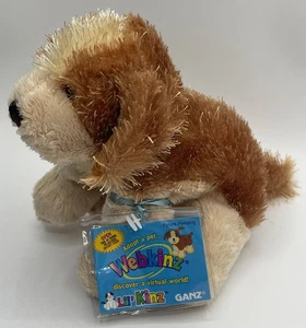 NUEVO Ganz Webkinz Lil' Kinz Cocker Spaniel Perro HS011 NUEVO con Código Sellado RETIRADO - Imagen 1 de 5