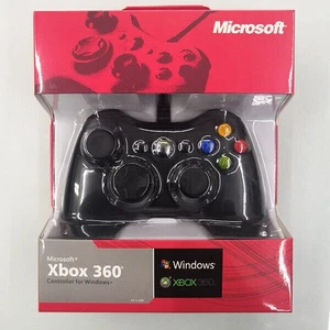 For Microsoft Xbox360 Wired Gamepad fit Windows 10/8/7/XP PC Joystick Controller - Picture 1 of 11