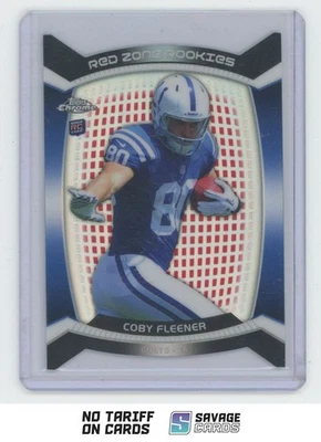2012 Topps Chrome Red Zone Rookies Refractor Die Cut Coby Fleener . #RZDC-26 - Image 1 of 3