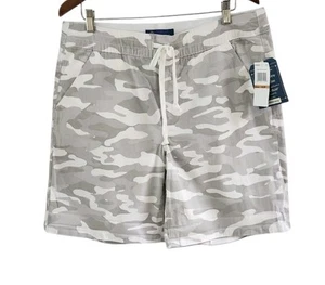 Democracy "Ab" Solution High Rise Gray Camoflage Pull On Shorts Women 16W NEW - Picture 1 of 7