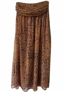 Walter Baker Gabriella Maxirock Animal Print Damen S transparent Gepard braun - Bild 1 von 9