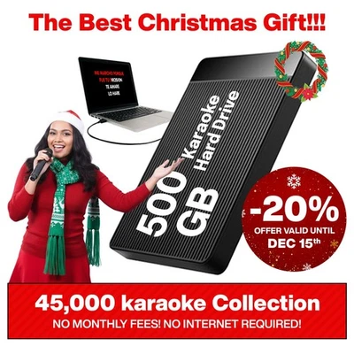 Karaoke Spanish English Computer 45,000 Songs Professional System Best Software - Image 1 of 4