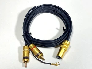 Cavo PHONO SAEC CX-1000 6N 1,5m Ottimo Testato Funziona Giappone FedEx JP MG01 - Foto 1 di 7