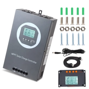 100A MPPT Solar Charge Controller 12V/24V Auto, 100A Solar Panel Regulator Ma... - Picture 1 of 6