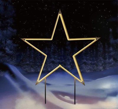 TrendLine LED Stecker Stern Ø 90 x 102 cm warmweiß  Gartenstecker - Bild 1 von 2