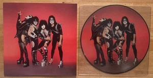 33 12" LP PICTURE DISC KISS FIREHOUSE HOUSTON JAPAN FAN CLUB EDITION - Picture 1 of 2