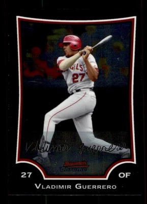 Bowman Chrome #181 2009 Vladimir Guerrero Foto 1 de 2