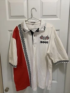 Vintage Chicago Motor Speedway Polo Shirt XXL Year 2001 - Picture 1 of 7