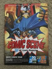 Comic Scene Launch Issue 0 UK Magazine Dredd Dan Dare Batman 2018 VG Condition
