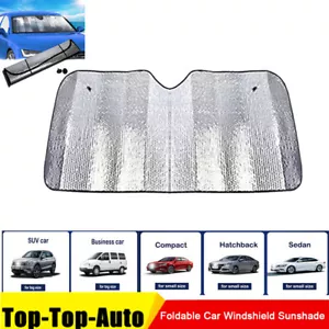 Car Sun shade UV Block Front Rear Windshield Window Shield Cover Visor Foldable - Bild 1 von 12