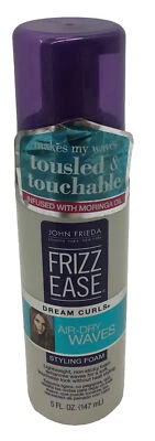 John Frieda Frizz Ease Dream Rizos Cabello Ondas Secas al Aire, Espuma de Peinado 5 OZ Foto 1 de 2