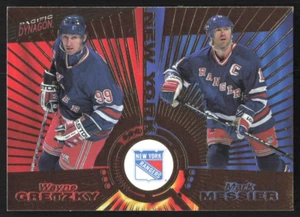 1997-98 Pacific Dynagon - Wayne Gretzky/Mark Messier - #140 - New York Rangers - Picture 1 of 2