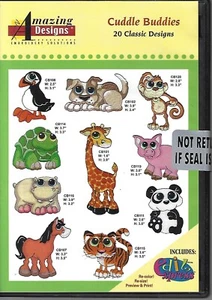 Amazing Designs - Cuddle Buddies (CD-ROM) New - Picture 1 of 2