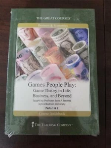 Great Courses: Games People Play DVD x4 + course guidebook NEW SEALED - Imagen 1 de 2