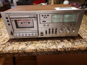  for Parts or Repair -CLEAN Vintage Hitachi D-900 Cassette Deck 3 Head AS IS