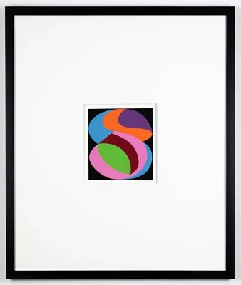 Anna Beöthy-Steiner , "Komposition V" Siebdruck, Abstraction Création, d'Stijl - Bild 1 von 2