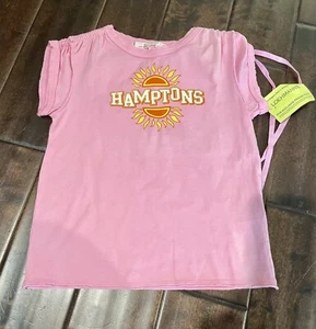 NWT Juicy Couture Authentic Girls Pink Shirt 10 Rare HAMPTONS $68 ๐๐ - Picture 1 of 6