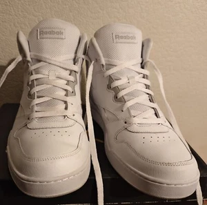 Reebok Royal BB4500 Mens Trainers White Grey - Picture 1 of 7