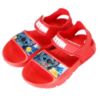 Disney Stitch Kinder Jungen Sandalen Badeschuhe Latschen Klett 26 bis 33