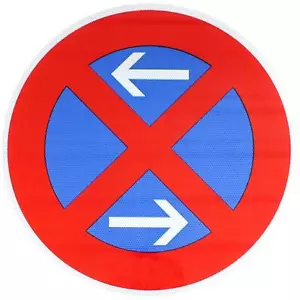 StVO Verkehrszeichen Nr. 283-30 Halteverbot mitte rechts Verkehrsschild RSA-21 - Bild 1 von 1