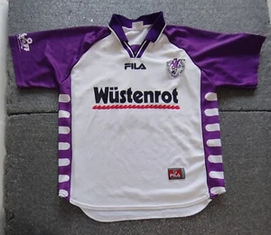 SW Wüstenrot Salzburg Trikot Fila Sports Vintage Football Shirt Fußball #12 weiß - Bild 1 von 22