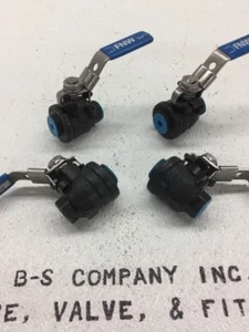 Ball Valve 1/4" FNPT 2000 CWP CS X SS FNW FIG. 221A Full Port Locking Lever - Picture 1 of 8