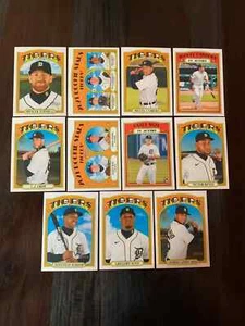 Juego de (11) equipos base Topps Heritage Detroit Tigers 2021 tamaño Tarik Skubal radiocontrol - Imagen 1 de 1